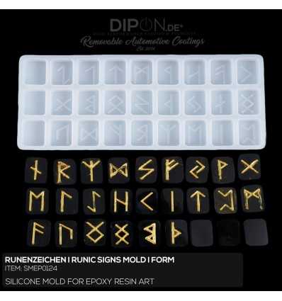 Runenzeichen I Runic Signs Mold / Silikonform