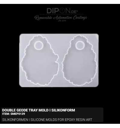 Double Geode Tray Mold I Silikonform