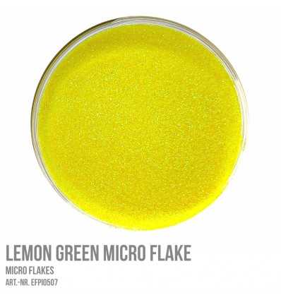 Lemon Green Micro Flake