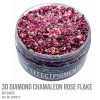 3D Diamond Chamaleon Rose Flake