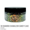 3D Diamond Chamaleon Sandy Flake