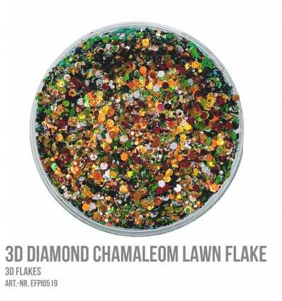 3D Diamond Chamaleon Lawn Flake