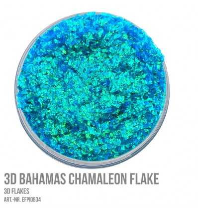 3D Bahamas Chamaleon Flake