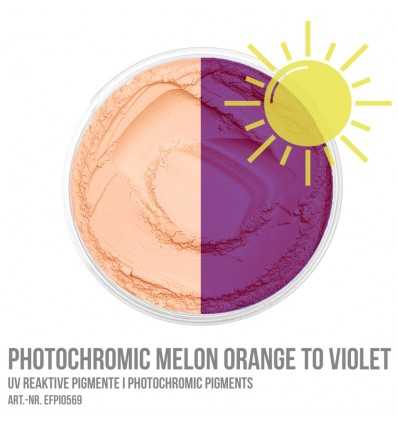 Photochromic Melon Orange to Violet UV Pigment