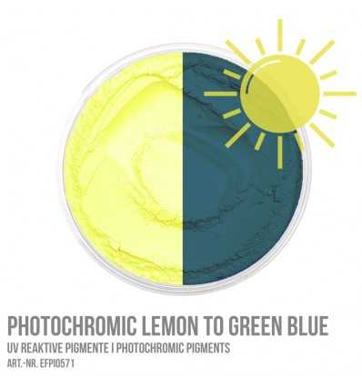 Photochromic Lemon Yellow to Green Blue UV Pigment