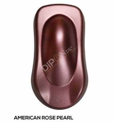 KandyDip® American Rose Pearl Matt (Schwarze KandyDip® Basisfarbe / Black KandyDip® Basecoat)