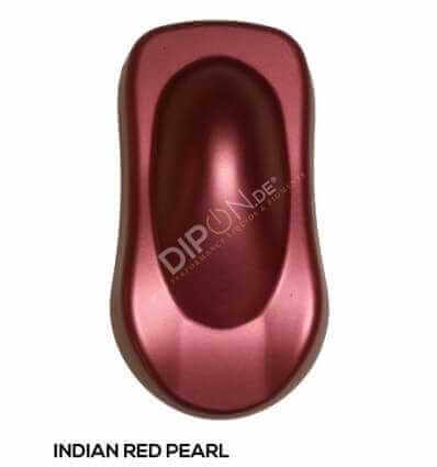 KandyDip® Indian Red Pearl Matt (Schwarze KandyDip® Basisbeschichtung / Black KandyDip® Basecoat)