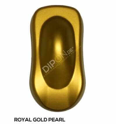 KandyDip® Royal Gold Pearl Matt (Schwarze KandyDip® Basisbeschichtung / Black KandyDip® Basecoat)
