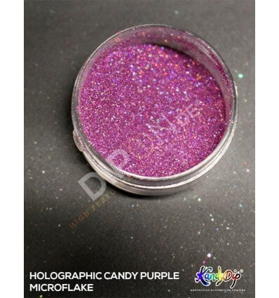 KandyDip® Holographic Candy Purple Micro Flake