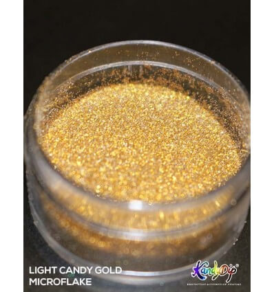 KandyDip® Candy Light Gold Micro Flake