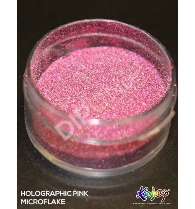 KandyDip® Holographic Pink Micro Flake