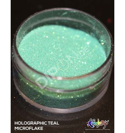 KandyDip® Holographic Teal Micro Flake