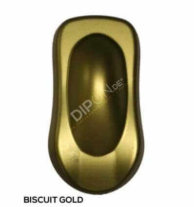 KandyDip® Biscuit Gold Pearl Matt (Schwarze KandyDip® Basisfarbe / Black KandyDip® Basecoat)
