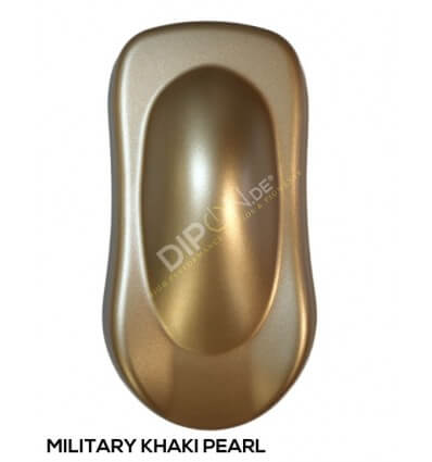 KandyDip® Military Khaki Pearl Matt (Schwarze KandyDip® Basis / Black KandyDip® Basecoat)