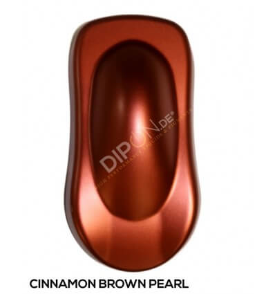KandyDip® Cinnamon Brown Pearl Matt (Schwarze KandyDip® Basis / Black KandyDip® Basecoat)