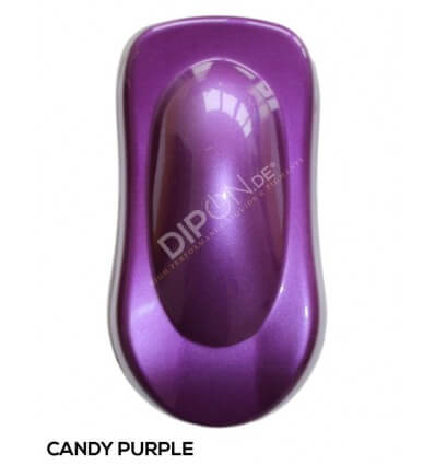 KandyDip® Candy Purple Matt + 2K High Gloss (Schwarze Basis + True Aluminium Silver + Candy Purple)