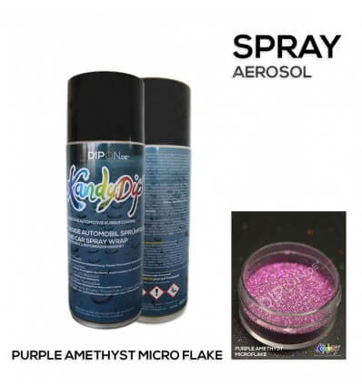 KandyDip® Purple Amethyst Micro Flake Aerosol Spray 400 ml