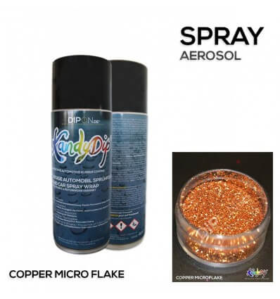 KandyDip® Copper Micro Flake Aerosol Spray 400 ml