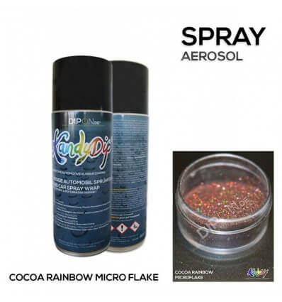 KandyDip® Cocoa Rainbow Micro Flake Aerosol Spray 400 ml