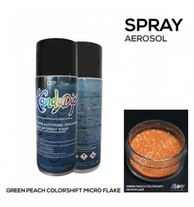 KandyDip® Green Peach Colorshift Micro Flake Aerosol Spray 400 ml