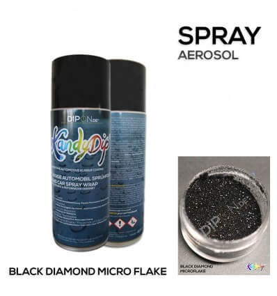 KandyDip® Black Diamond Micro Flake Aerosol Spray 400 ml