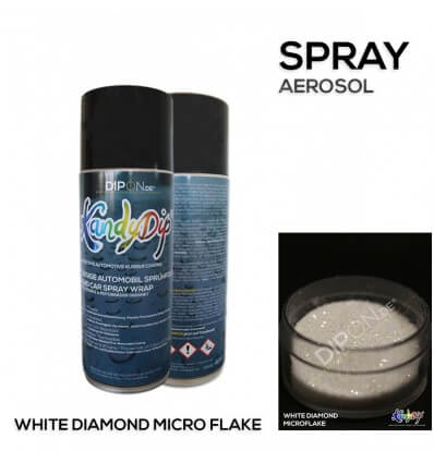 KandyDip® White Diamond Micro Flake Aerosol Spray 400 ml