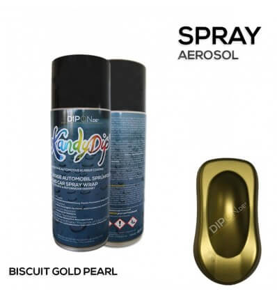 KandyDip® Biscuit Gold Pearl Matt (KandyDip® RAL 9005 Basisfarbe / KandyDip® RAL 9005 Basecoat)