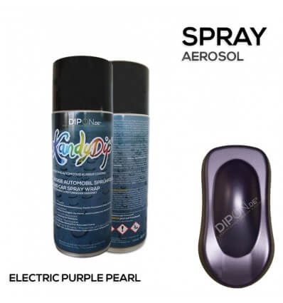 KandyDip® Electric Purple Pearl Matt (KandyDip® RAL 9005 Basisfarbe / KandyDip® RAL 9005 Basecoat)