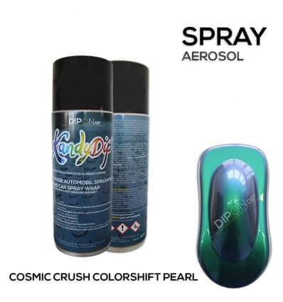 KandyDip® Cosmic Crush Colorshift Pearl Matt + KandyDip® 2K (KandyDip® RAL 9005 Basisfarbe / KandyDip® RAL 9005 Basecoat)