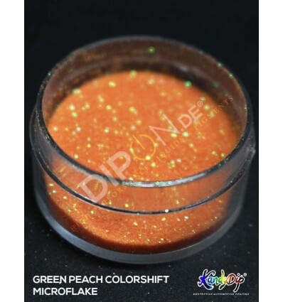 Green Peach Colorshift Micro Flake
