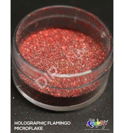 Holographic Flamingo Micro Flake