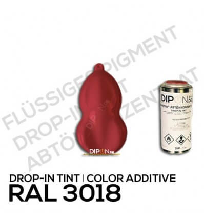 DIPON® RAL 3018 Erdbeerrot Drop-In Tint 