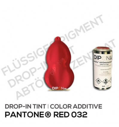 PANTONE® Red 032 C Drop-In Tint