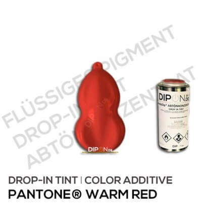 PANTONE® Warm Red C Drop-In Tint