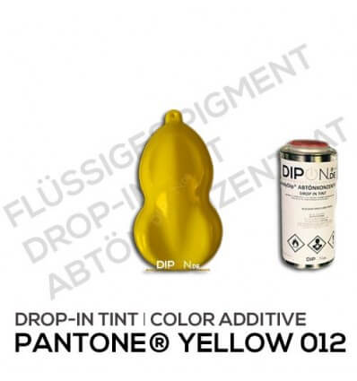 PANTONE® Yellow 012 C Drop-In Tint