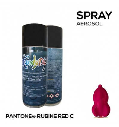 KandyDip® PANTONE® Rubine Red C Spray 400 ml